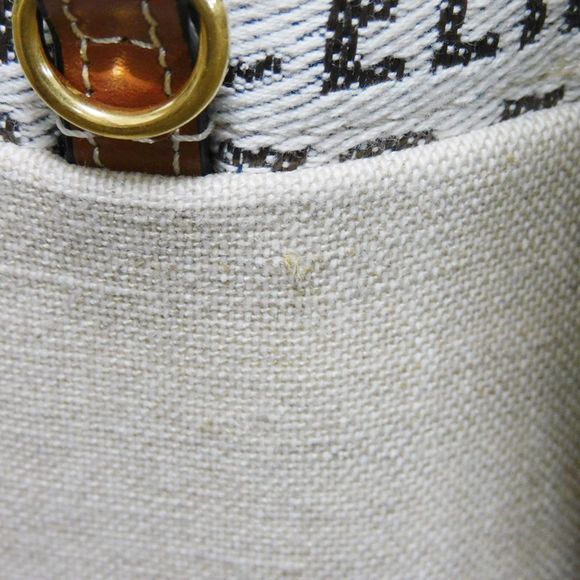 Celine Celine Small Cabas Tote Textile Calfskin Canvas Tote Bag 199162FEF.02NT - Picture 8 of 16